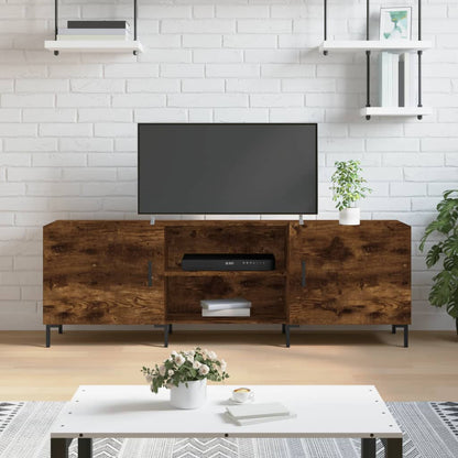 TV-Schrank Räuchereiche 150x30x50 cm Holzwerkstoff