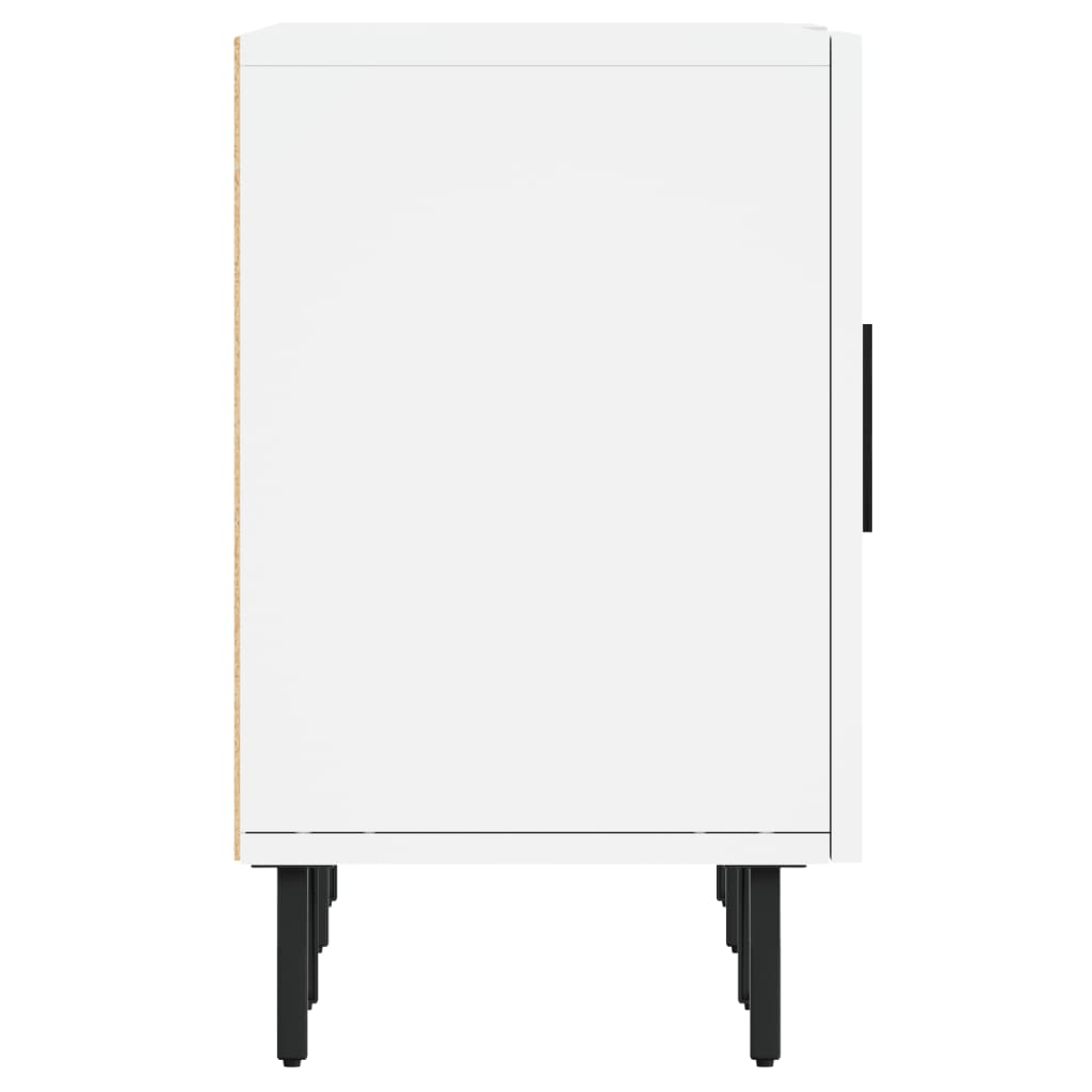 TV-skab Hvid 150x30x50 cm Træ Materiale