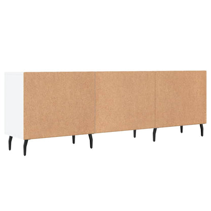 TV-skab Hvid 150x30x50 cm Træ Materiale