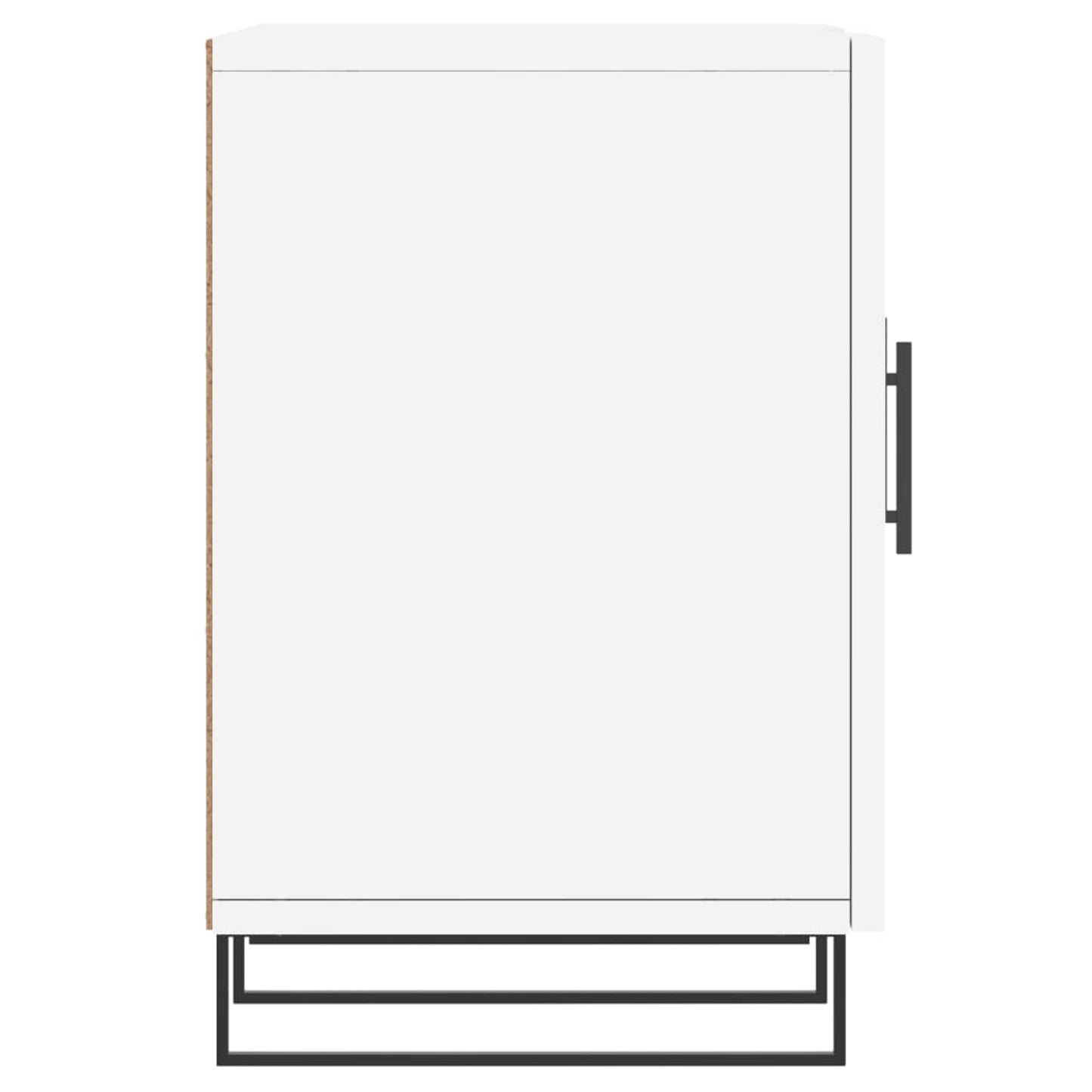 TV-skab Hvid 150x30x50 cm Træ Materiale