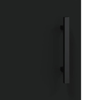 TV-skab Sort 150x30x50 cm Træ Materiale