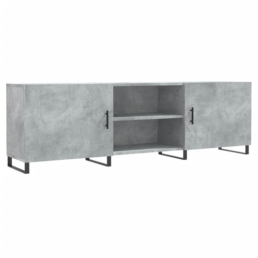 TV-Schrank Betongrau 150x30x50 cm Holzwerkstoff