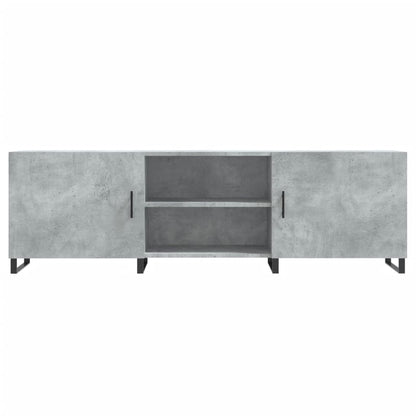 TV-Schrank Betongrau 150x30x50 cm Holzwerkstoff