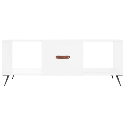 Sofabord Hvid 102x50x40 cm Træ Materiale