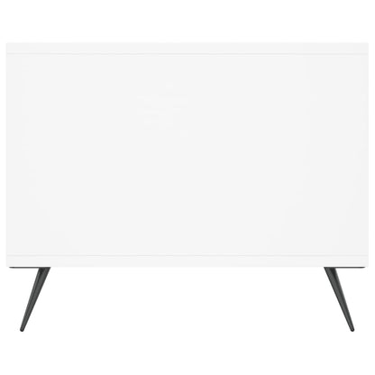 Sofabord Hvid 102x50x40 cm Træ Materiale