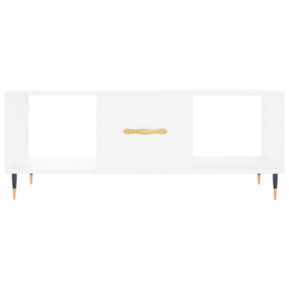 Sofabord Hvid 102x50x40 cm Træ Materiale