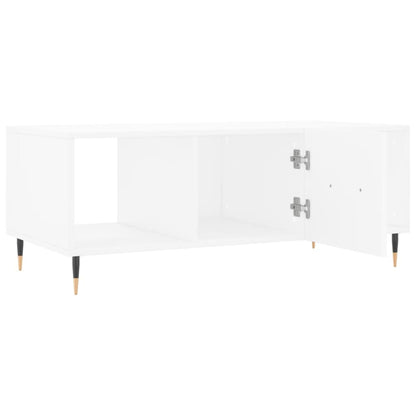 Sofabord Hvid 102x50x40 cm Træ Materiale