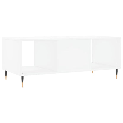 Sofabord Hvid 102x50x40 cm Træ Materiale