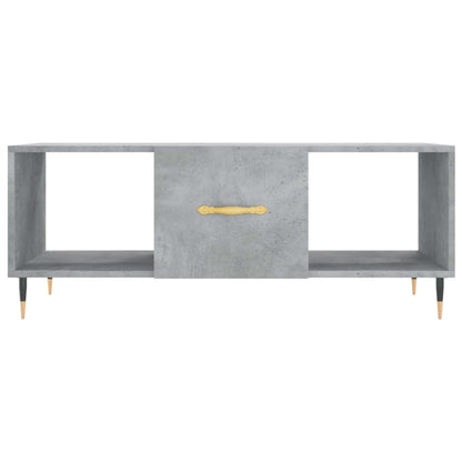 Couchtisch Betongrau 102x50x40 cm Holzwerkstoff