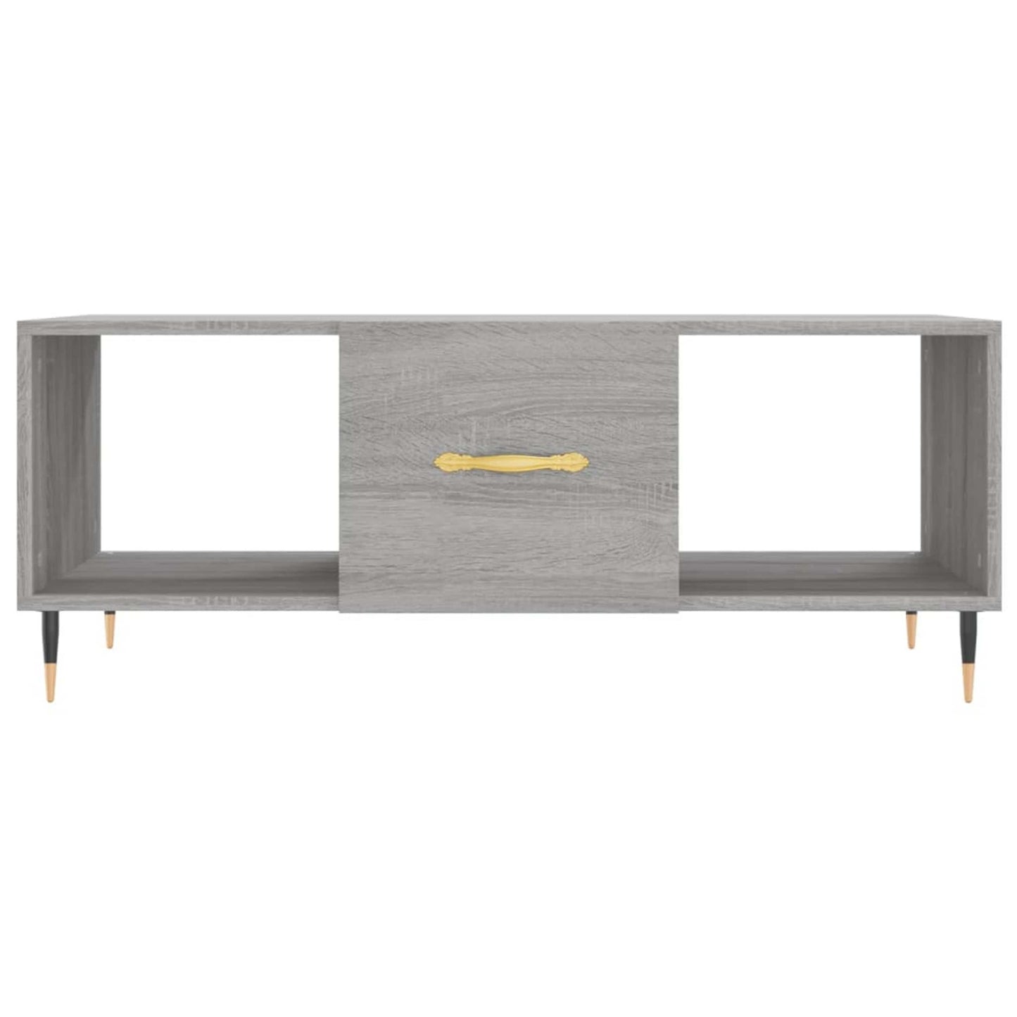 Couchtisch Grau Sonoma 102x50x40 cm Holzwerkstoff