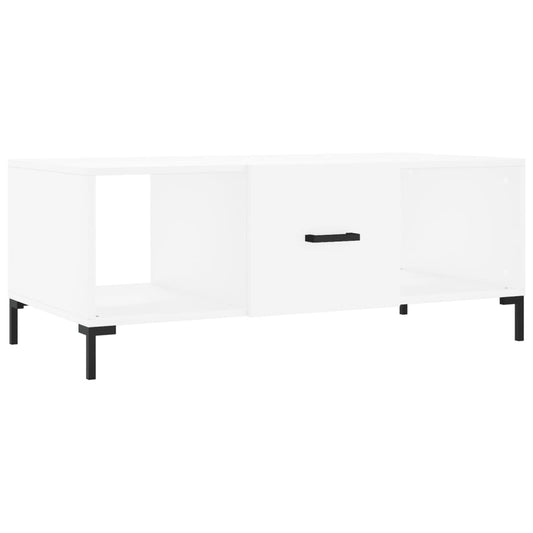 Sofabord Hvid 102x50x40 cm Træ Materiale