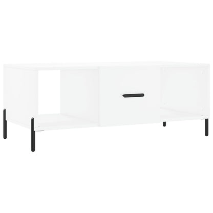 Sofabord Hvid 102x50x40 cm Træ Materiale