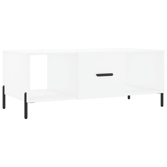 Sofabord Hvid 102x50x40 cm Træ Materiale