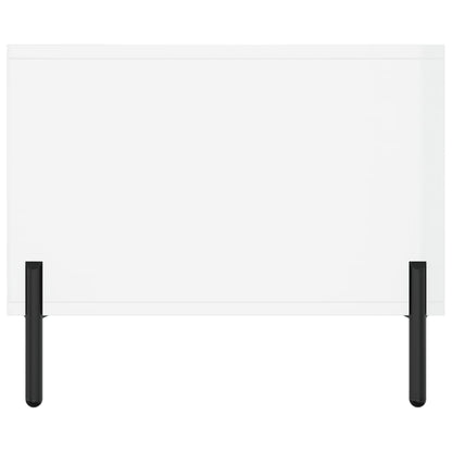 Couchtisch Hochglanz-Weiß 102x50x40 cm Holzwerkstoff