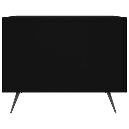 Couchtisch Schwarz 50x50x40 cm Holzwerkstoff
