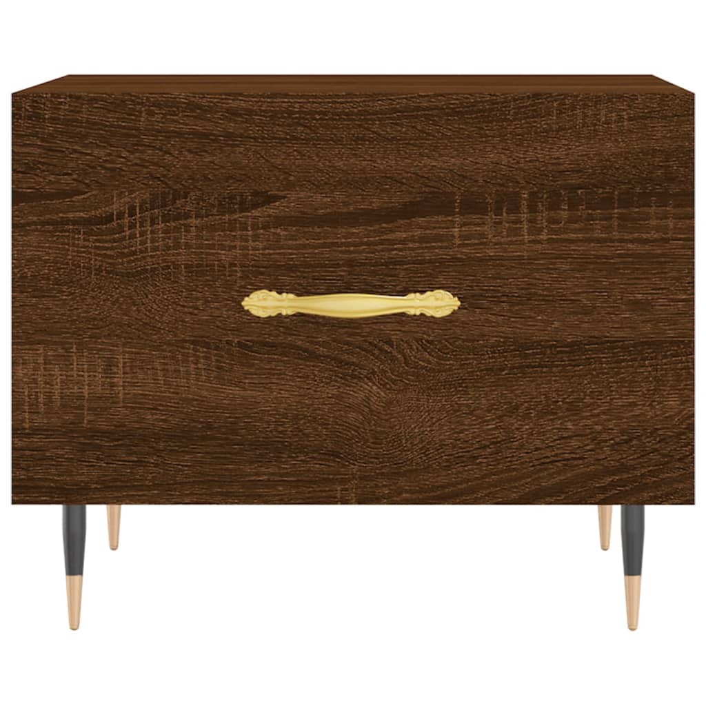 Couchtisch Braun Eichen-Optik 50x50x40 cm Holzwerkstoff