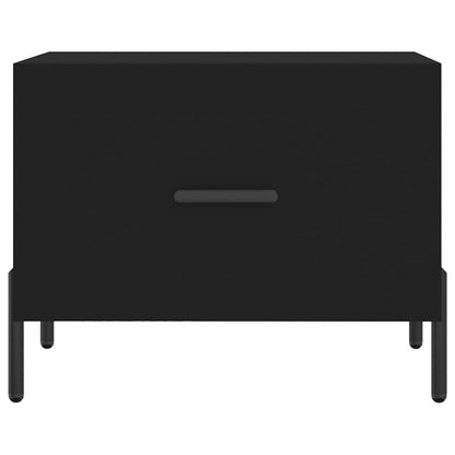 Couchtische 2 Stk. Schwarz 50x50x40 cm Holzwerkstoff
