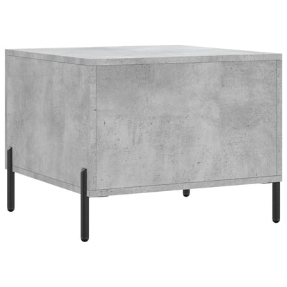 Couchtisch Betongrau 50x50x40 cm Holzwerkstoff