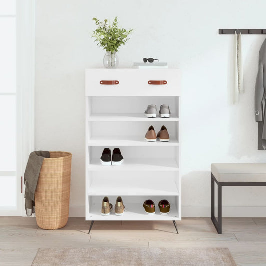 Schuhschrank Weiß 60x35x105 cm Holzwerkstoff