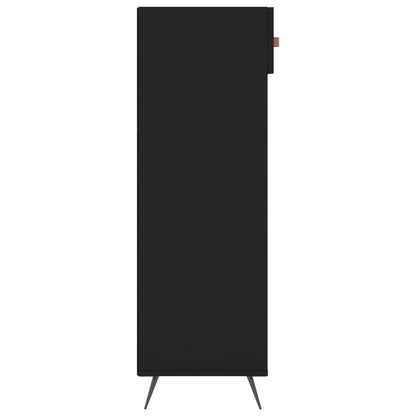 Schuhschrank Schwarz 60x35x105 cm Holzwerkstoff