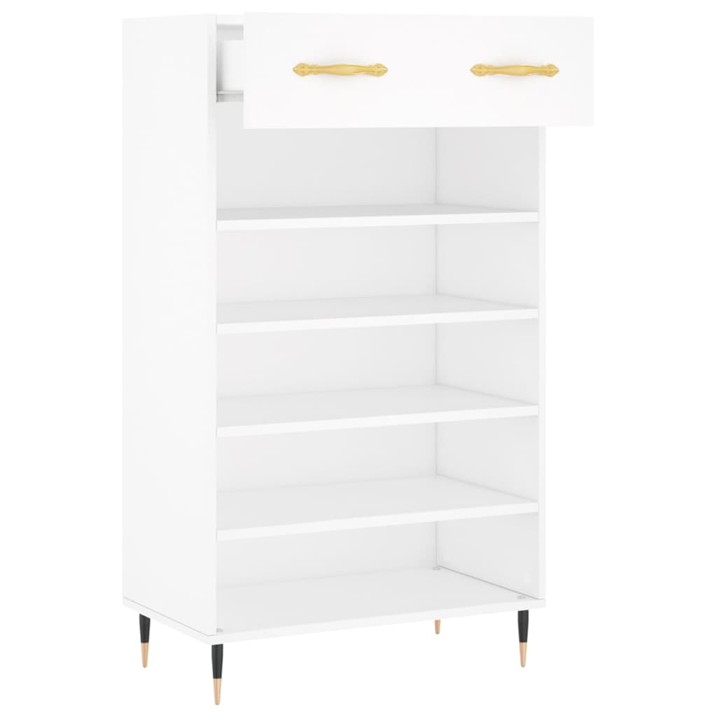 Schuhschrank Weiß 60x35x105 cm Holzwerkstoff