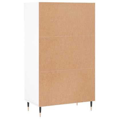 Schuhschrank Weiß 60x35x105 cm Holzwerkstoff