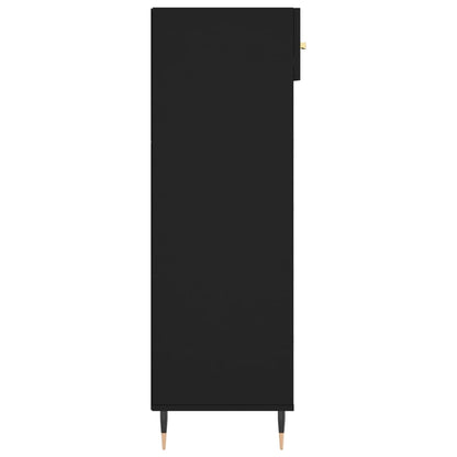 Schuhschrank Schwarz 60x35x105 cm Holzwerkstoff