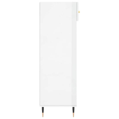 Schuhschrank Hochglanz-Weiß 60x35x105 cm Holzwerkstoff