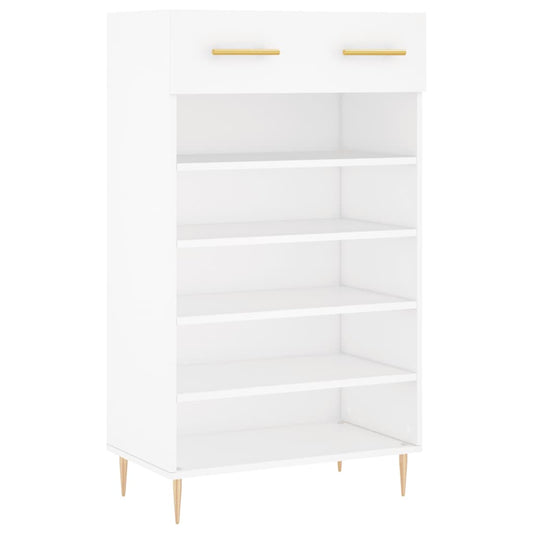 Schuhschrank Weiß 60x35x105 cm Holzwerkstoff