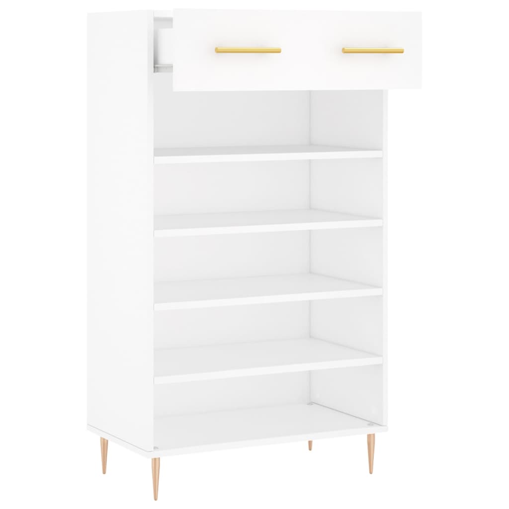 Schuhschrank Weiß 60x35x105 cm Holzwerkstoff