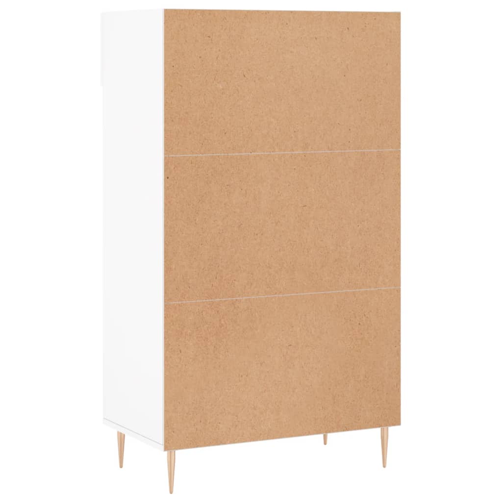 Schuhschrank Weiß 60x35x105 cm Holzwerkstoff