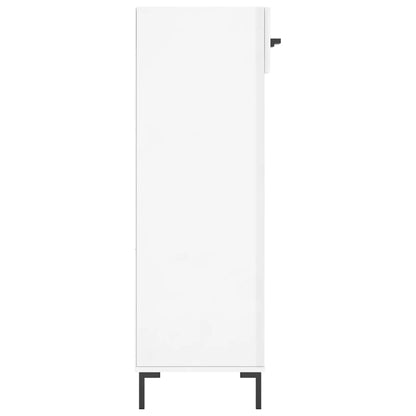 Schuhschrank Hochglanz-Weiß 60x35x105 cm Holzwerkstoff