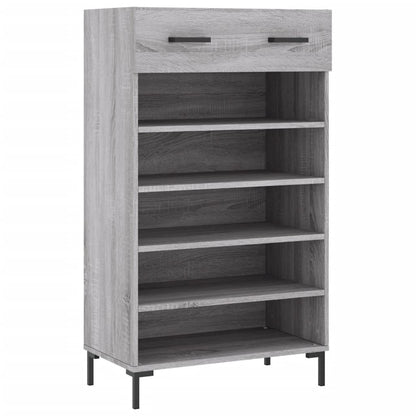 Schuhschrank Grau Sonoma 60x35x105 cm Holzwerkstoff