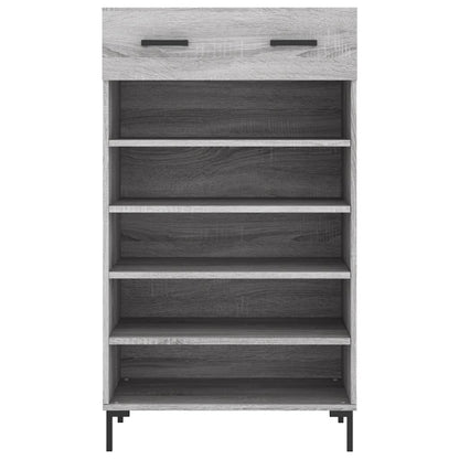 Schuhschrank Grau Sonoma 60x35x105 cm Holzwerkstoff