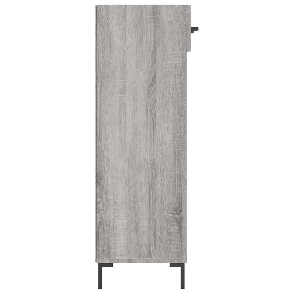 Schuhschrank Grau Sonoma 60x35x105 cm Holzwerkstoff