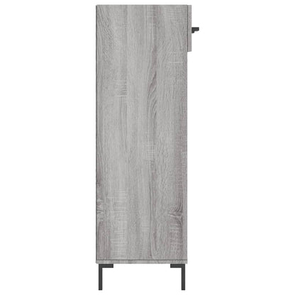 Schuhschrank Grau Sonoma 60x35x105 cm Holzwerkstoff