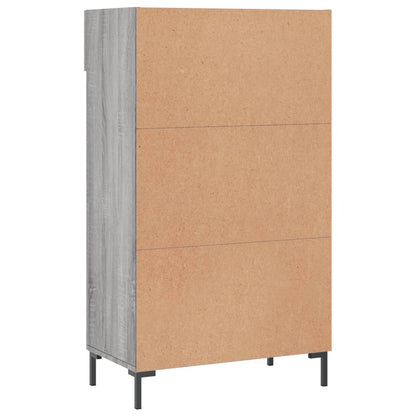 Schuhschrank Grau Sonoma 60x35x105 cm Holzwerkstoff