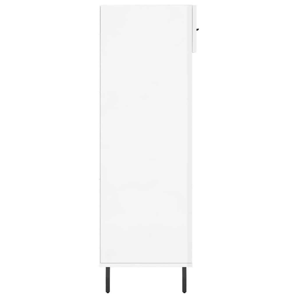 Schuhschrank Hochglanz-Weiß 60x35x105 cm Holzwerkstoff