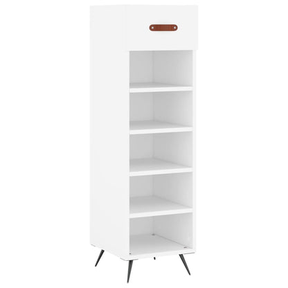 Schuhschrank Weiß 30x35x105 cm Holzwerkstoff