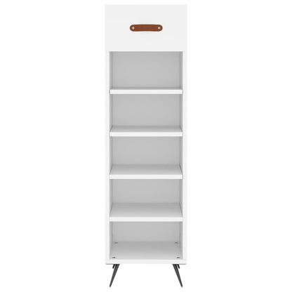 Schuhschrank Weiß 30x35x105 cm Holzwerkstoff