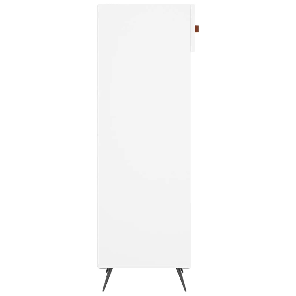 Schuhschrank Weiß 30x35x105 cm Holzwerkstoff