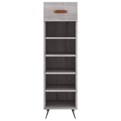 Schuhschrank Grau Sonoma 30x35x105 cm Holzwerkstoff