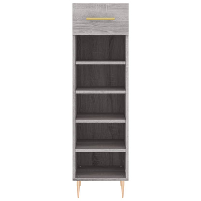 Schuhschrank Grau Sonoma 30x35x105 cm Holzwerkstoff