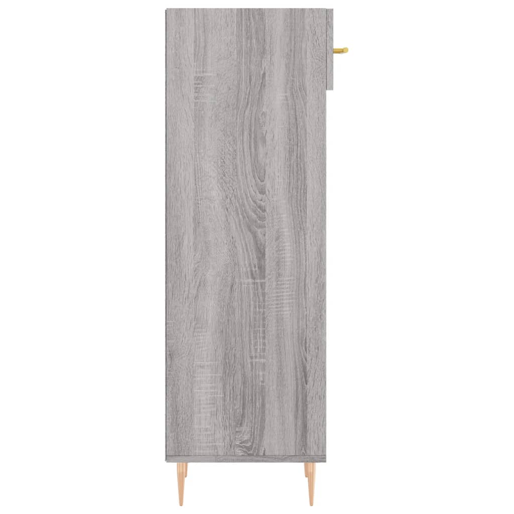 Schuhschrank Grau Sonoma 30x35x105 cm Holzwerkstoff