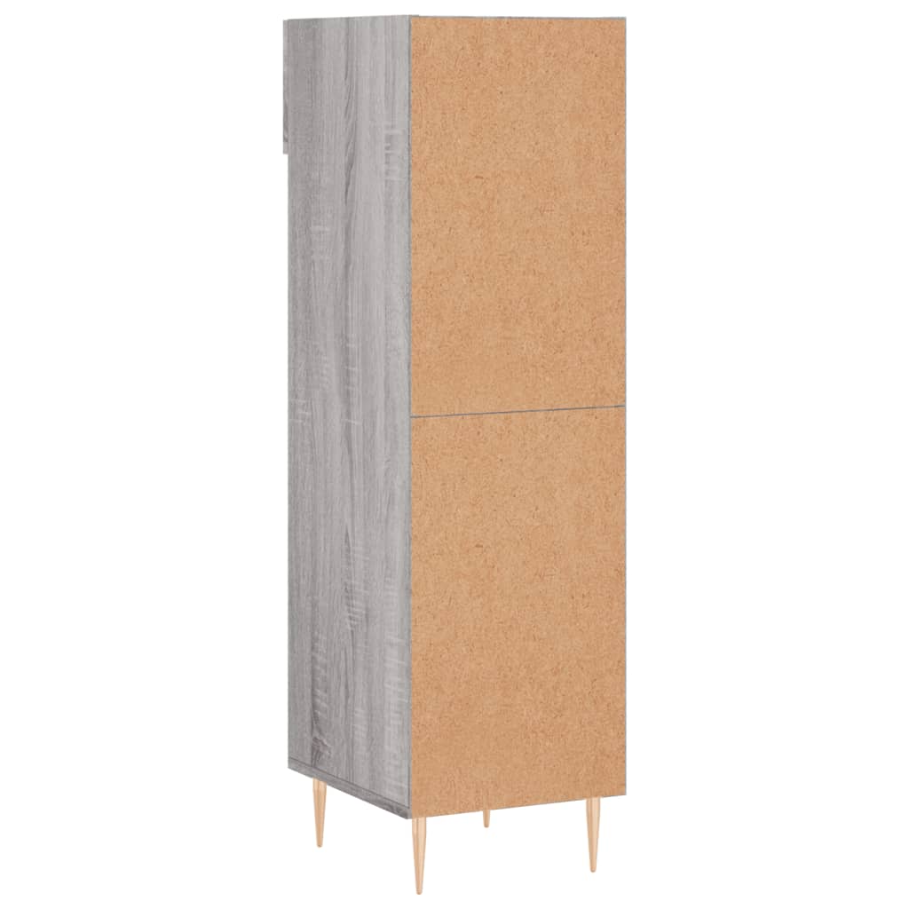 Schuhschrank Grau Sonoma 30x35x105 cm Holzwerkstoff