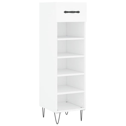Schuhschrank Weiß 30x35x105 cm Holzwerkstoff