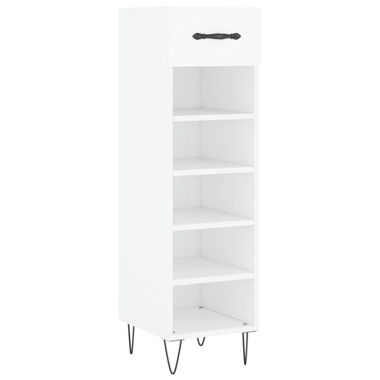 Schuhschrank Weiß 30x35x105 cm Holzwerkstoff