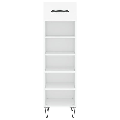 Schuhschrank Weiß 30x35x105 cm Holzwerkstoff