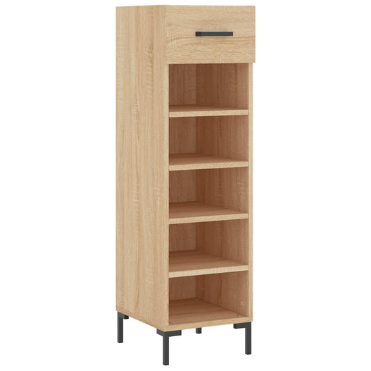 Schuhschrank Sonoma-Eiche 30x35x105 cm Holzwerkstoff