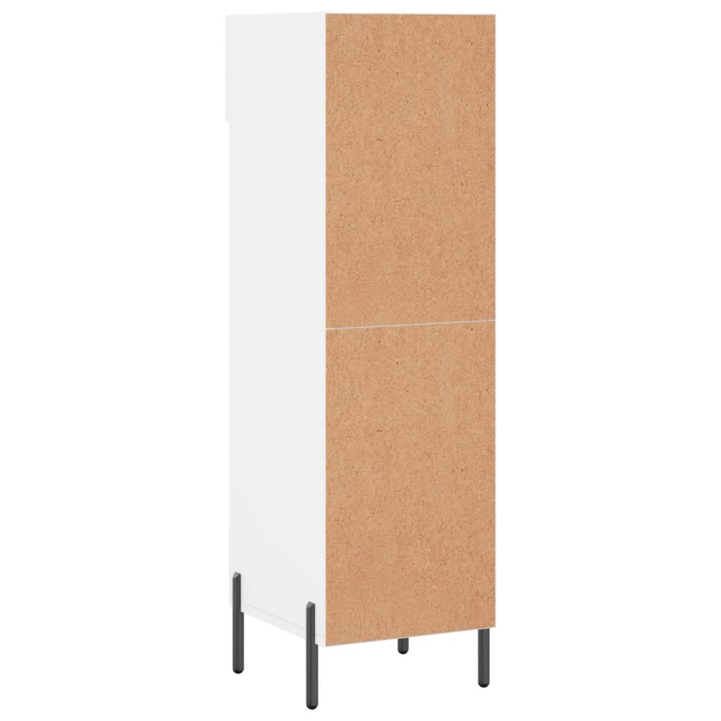 Schuhschrank Weiß 30x35x105 cm Holzwerkstoff